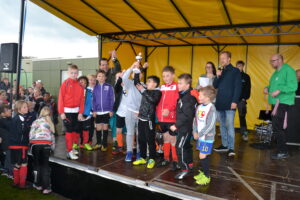 De uitslagen van het schoolvoetbaltoernooi